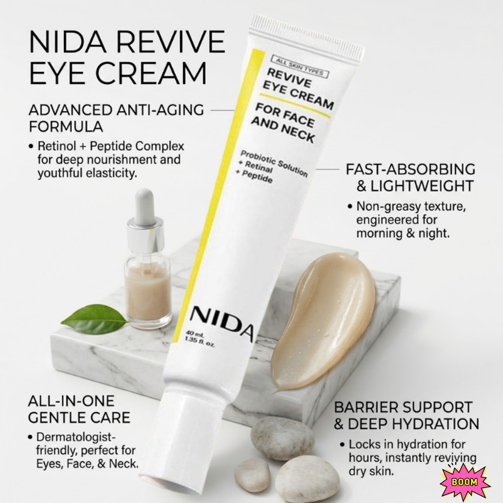 Anti-Aging Face Cream - Crema Contorno Occhi NIDA al Retinolo