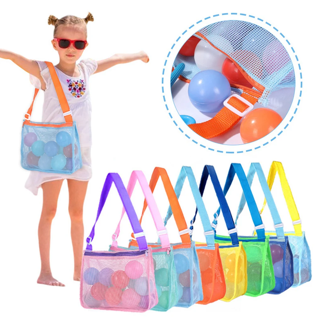 Beauty Makeup For Kids - Borsa da spiaggia pieghevole in rete