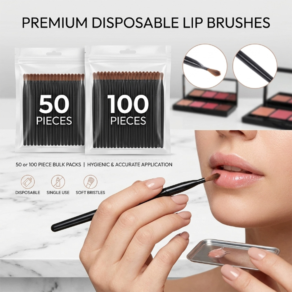 Beauty Makeup Brands - Set di 50/100 Pennelli Monouso per