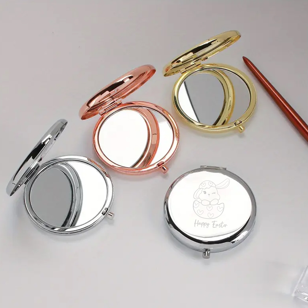 Beauty Of Makeup - 1 pezzo Specchietto tascabile rotondo con
