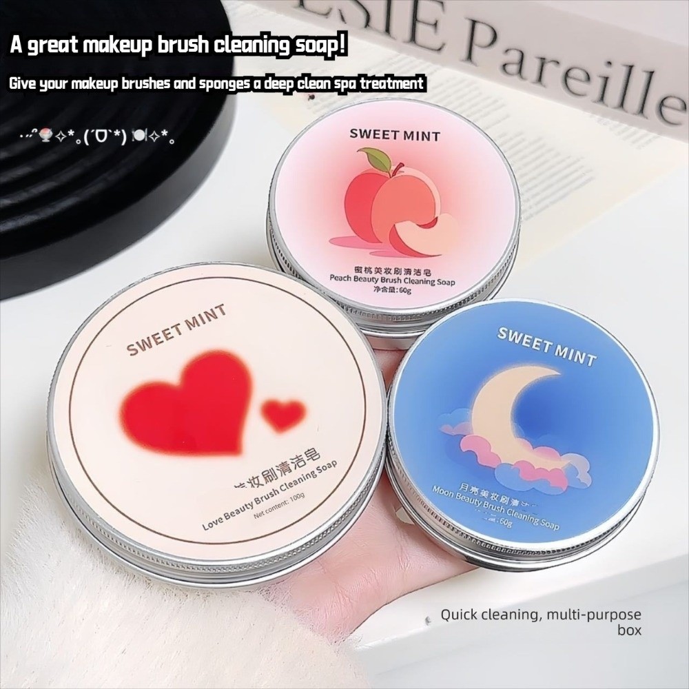 Beauty Natural Makeup - Sapone per la Pulizia dei Pennelli