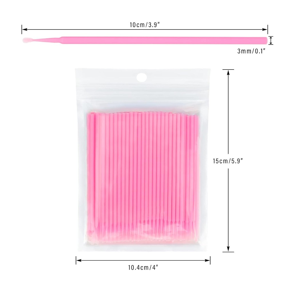 Eyelash Extension - 500 Pezzi di Bastoncini di Cotone