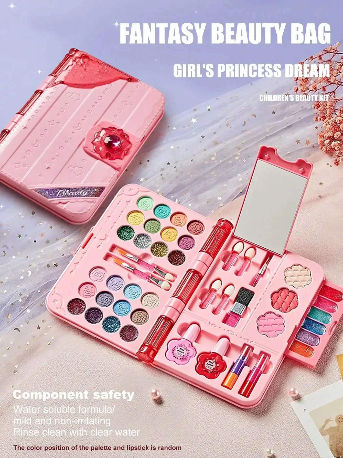 Beauty Real Makeup - Kit Trucco Lavabile per Bambine -