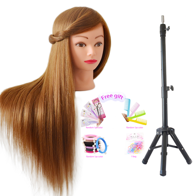 Beauty Real Makeup - Testa di manichino realistica con capelli