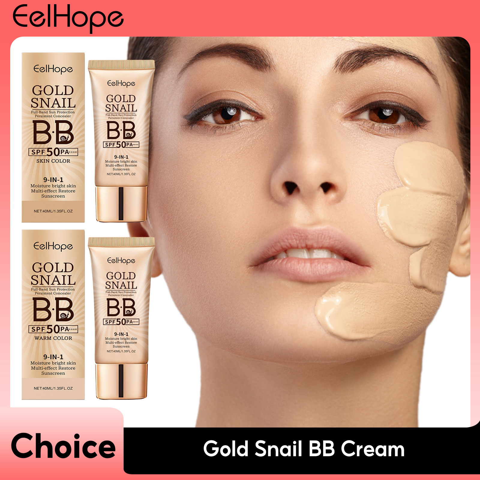 Crema solare Lumaca dorata BB  - Beauty Makeup Foundation recensione e prezzo