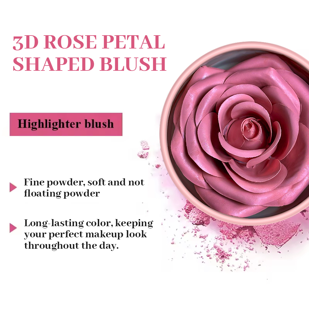 3D Petalo di rosa Trucco Blush - Beauty Real Makeup recensione e prezzo