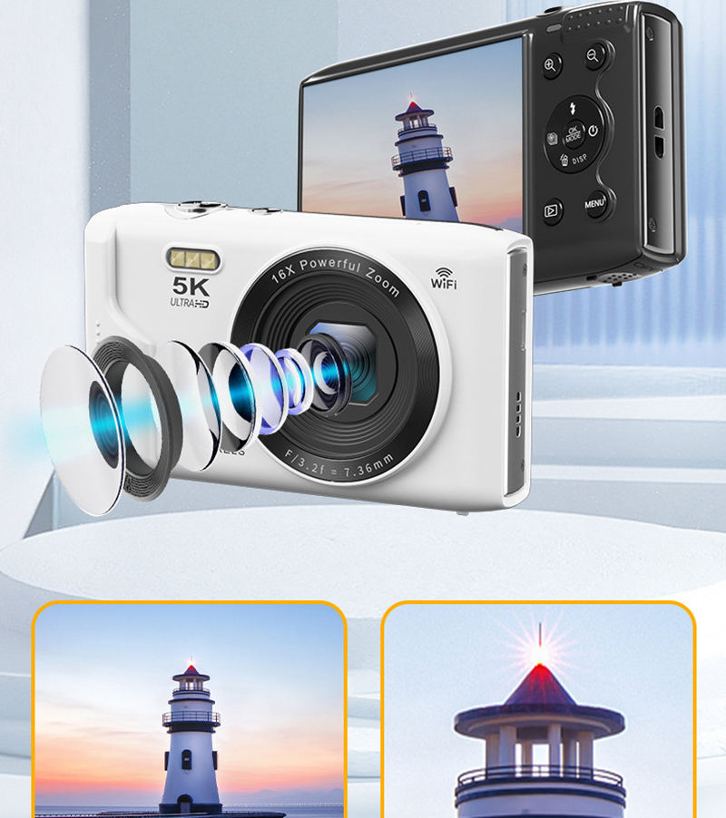 Videocamera per Studenti 5K a  - Beauty Makeup Camera App recensione e prezzo